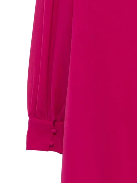 Lung rochie mini Valentino Garavani drapată roz