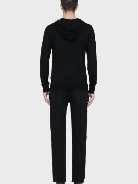 Шерстяной свитер Allsaints черный