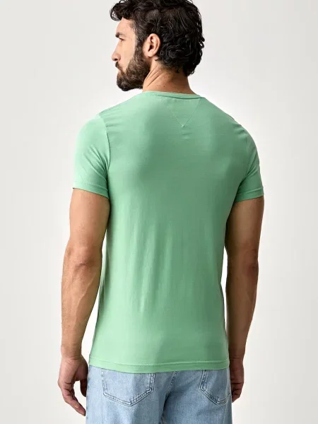 Tommy Hilfiger T-shirt basic z zielona