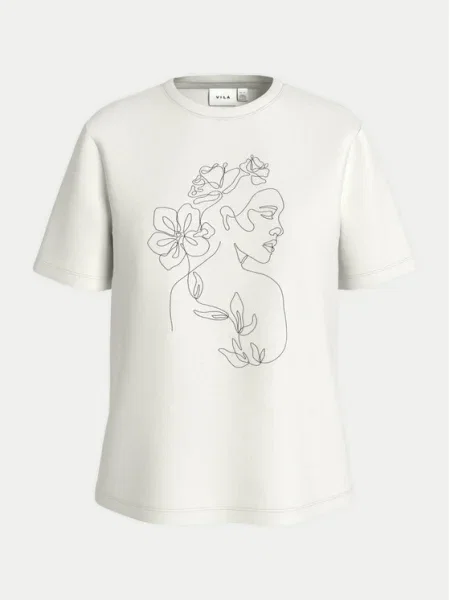 Vila Tricou Sybil alb