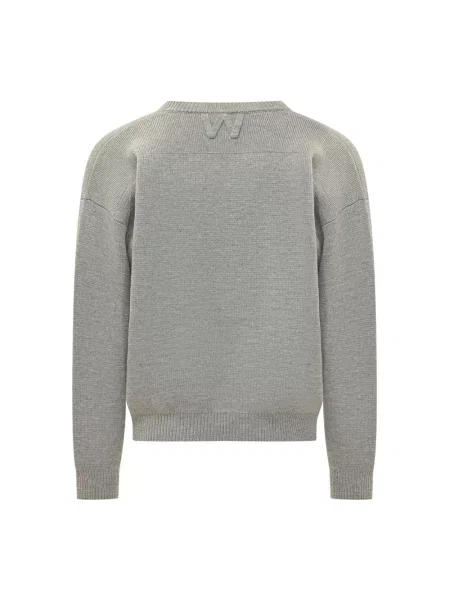 Sweter Willy Chavarria wełniany szary