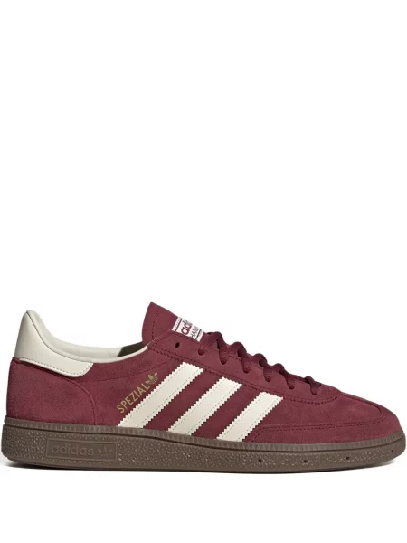 Sneakerși Adidas Campus din piele de căprioară alb