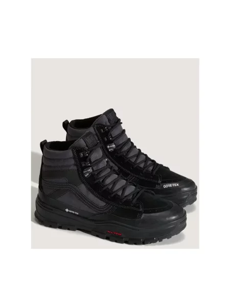Ocieplane sneakersy Vans zamszowe czarne