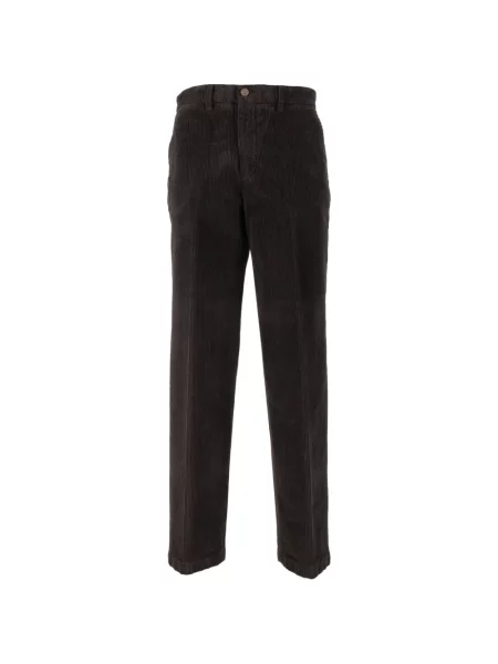 Pantaloni Briglia 1949 de catifea cord maro