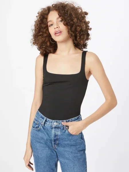 Nasty Gal Rövid body fekete