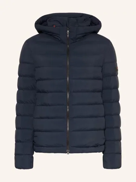 Peuterey Péřové Bundy Boggs S Odnímatelnou Kapucí tmavě modrá