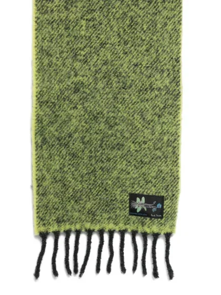 Fular Paul Smith cu franjuri verde