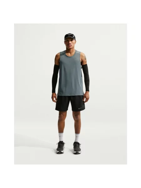 Koszulka na ramiączkach Nike Miler Dri-FIT szarozielony S szara