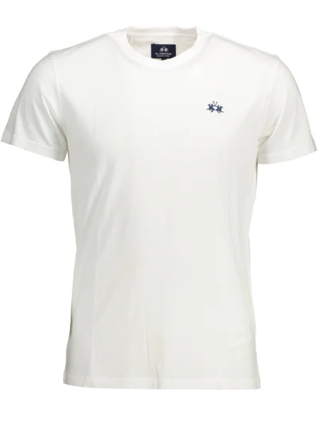 Tricou La Martina scurt alb
