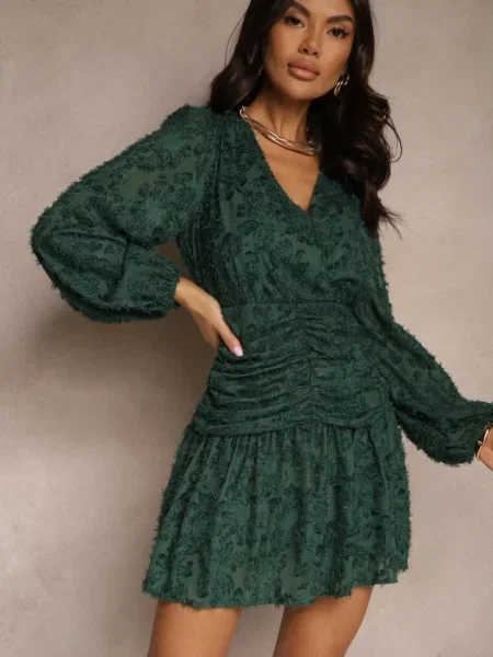 Rochie închis verde