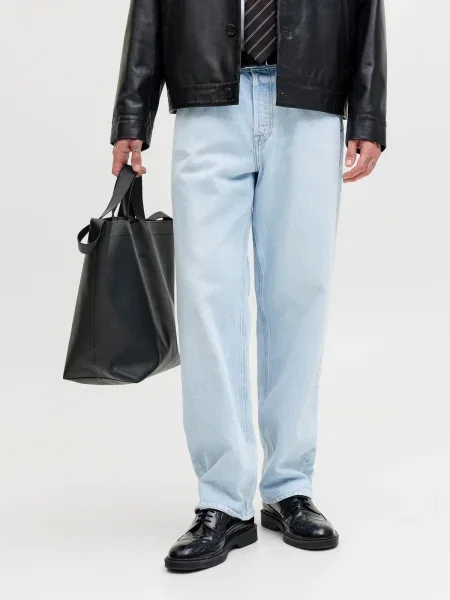 JACK & JONES Kavbojke JJIEDDIE JJORIGINAL svetlo modra