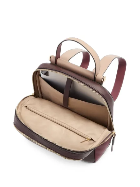 Rucsac Piquadro din piele roșu