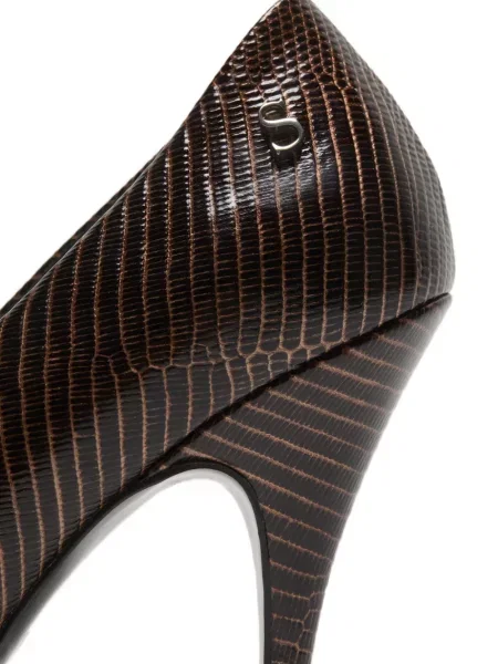 Pantofi cu toc Acne Studios din piele maro