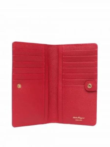 Portfel Salvatore Ferragamo czerwony