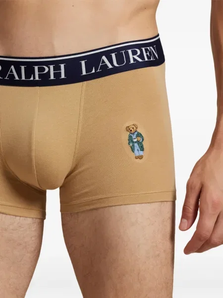 Μποξεράκια Polo Ralph Lauren με σχέδιο paisley σουέτ λευκό