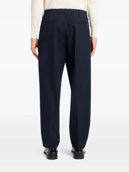 Pantaloni Dondup plisate albastru