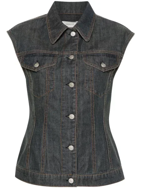 Vestă denim Fabiana Filippi gri