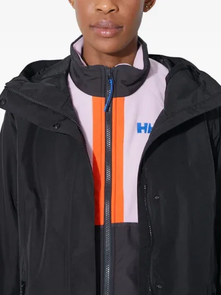 Palton Helly Hansen cu glugă negru