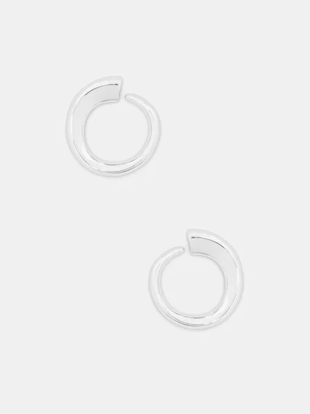Srebrne naušnice Answear.LAB