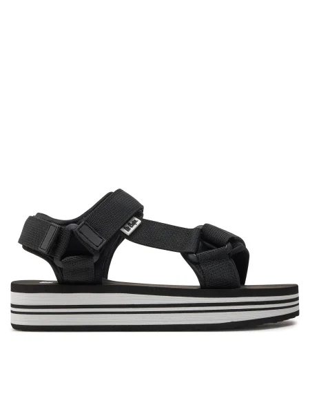 Dámske sandále Lee Cooper black / white čierna