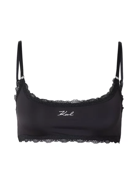 Karl Lagerfeld Sutien negru alb