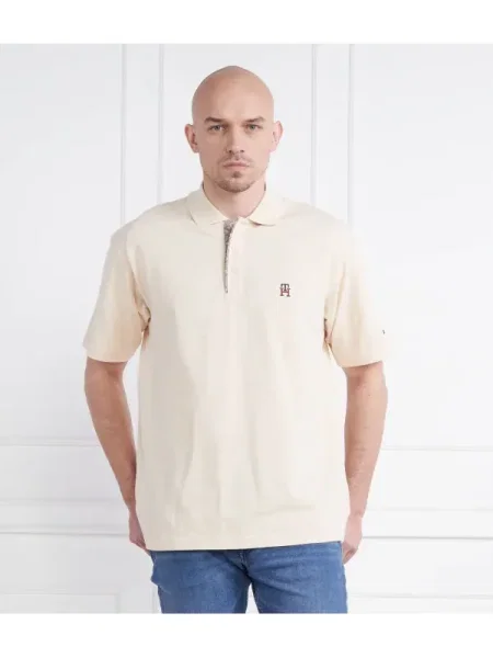 Tommy Hilfiger Polo MONOGRAM PLACKET ARCHIV bej