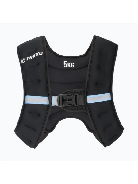 ТРЕКСО тренировъчна жилетка с тежести черна