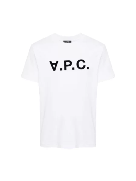 A.P.C. t-shirt t-shirt standard grand vpc GOTS biała