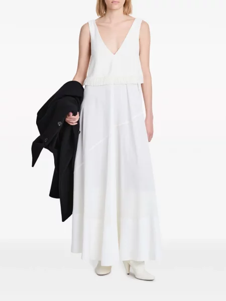 Kostiumas maksi maxi suknele Proenza Schouler balta