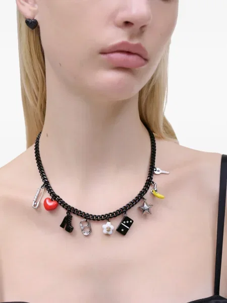 Colier Marc Jacobs negru