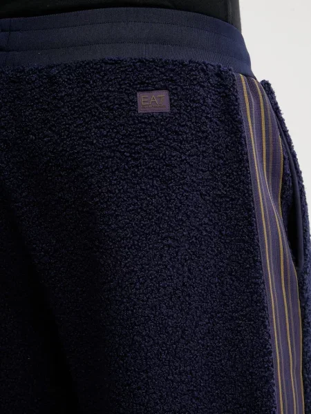 Спортивні штани Emporio Armani з аплікацією синій