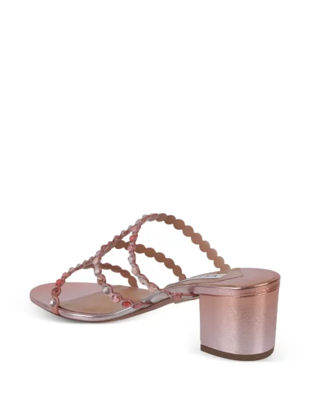 Sandale Aquazzura de cristal roz