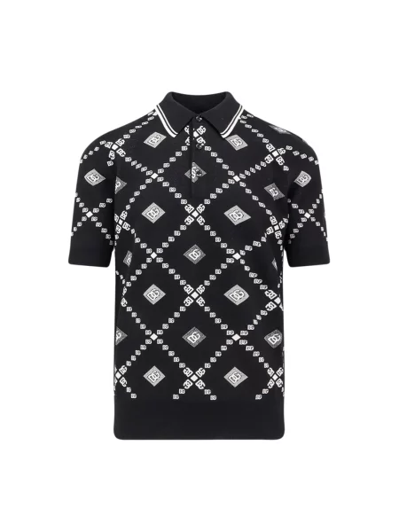 Sweter Dolce And Gabbana z logo czarny