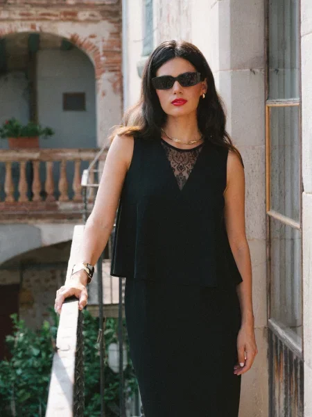 Rochie Stylove din dantelă eleganta negru