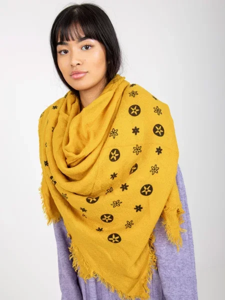 Šal Fashionhunters žuta