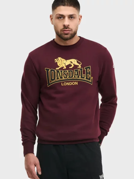 Світшот Lonsdale бордовий