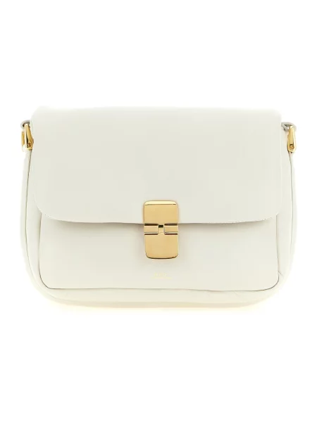 Torebka A.p.c. skórzana biała