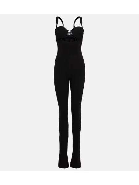 Dzianinowy bikini Jacquemus czarny