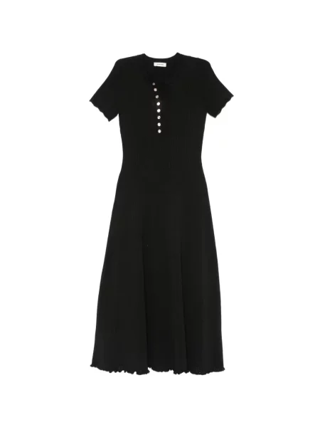 Rochie midi Sandro tricotate negru