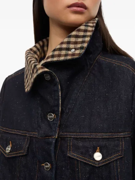Geacă de blugi Ganni albastru
