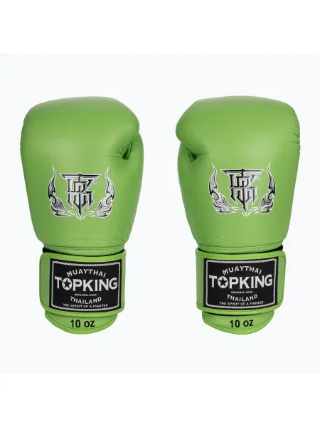 Топ King Muay Thai Ultimate боксови ръкавици зелени