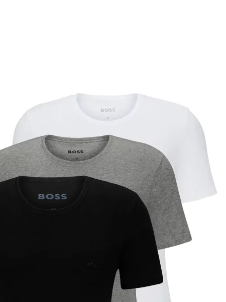 Cămașă Boss cu broderie negru