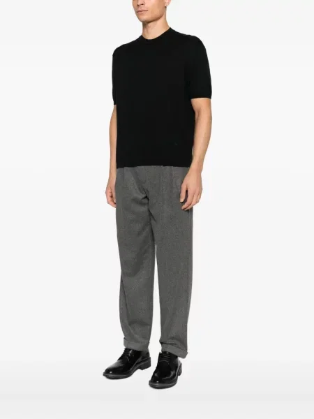Tricou Emporio Armani scurt negru