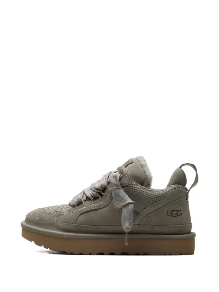 Sneakerși Ugg cu șireturi din dantelă verde