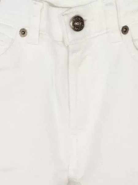 Jeansy skinny dziecięce Dondup białe
