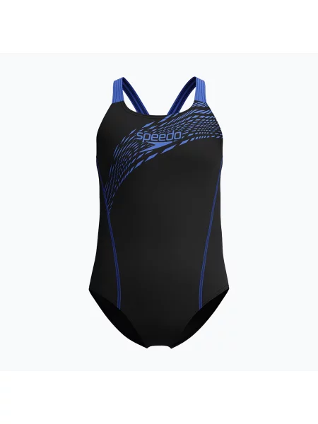 Gyerek egyberészes fürdőruha Speedo Medley Logo Medalist cobalt pop. Méret: cm fekete