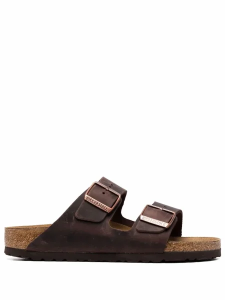 Sandale Birkenstock fără toc maro
