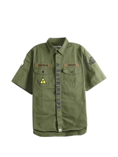 Cămașă A Bathing Ape® cu imagine verde