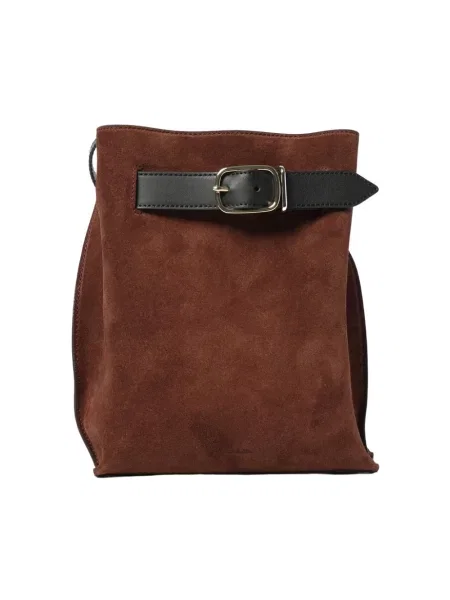 Torebka Paul Smith skórzana brązowa