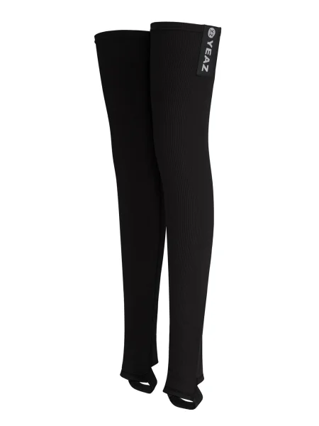 YEAZ Ciorapi trei sferturi Crunch gri deschis negru